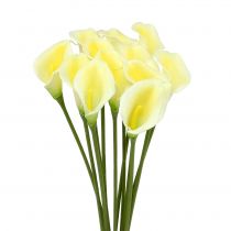 Itens Calla amarelo artificial 57 cm 12 unidades