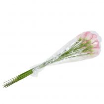 Itens Flor decorativa Calla rosa 57 cm 12 unidades