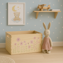 Itens Caixa de madeira pequena caixa de madeira flores borboleta 30x18cm