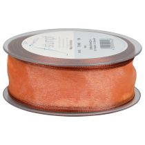 Itens Fita de chiffon fita de organza organza laranja 40mm 20m