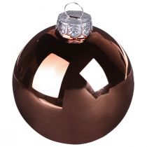 Itens Bolas de árvore de natal bolas de vidro prata damasco Ø5cm 24 un