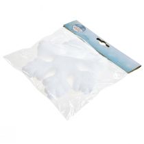 Itens Decoração de árvore de natal floco de neve decoração suspensa natal branco 15cm