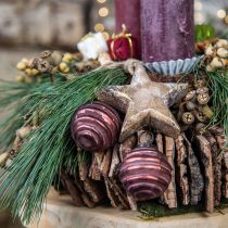 Itens Decorações para árvores de Natal decorações de Natal vintage vidro Ø5cm 9 unidades