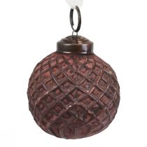 Itens Decorações para árvores de Natal decorações de Natal vintage vidro Ø5cm 9 unidades