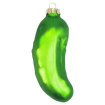 Itens Decoração de árvore de natal vidro pepino de natal 10cm