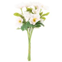 Itens Buquê de rosas artificiais de Natal, 35 cm, 6 peças