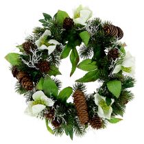 Coroa de rosa de natal Ø30cm