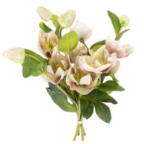 Itens Arranjo de rosas de Natal artificiais, 30 cm, com 4 peças.