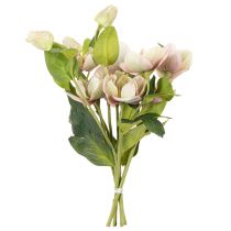 Itens Arranjo de rosas de Natal artificiais, 30 cm, com 4 peças.