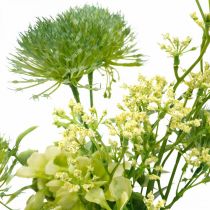 Flores de seda, bouquet artificial, decoração floral com cardos de 40cm