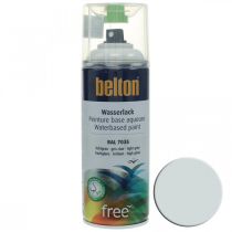 Belton free tinta à base de água cinza spray de alto brilho cinza claro 400ml