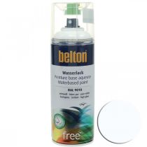 Belton livre tinta à base de água branco spray de alto brilho branco puro 400ml