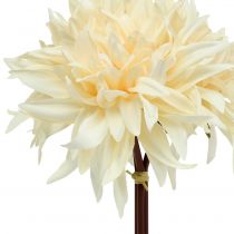 Itens Creme dália artificial 25,5cm 3uds