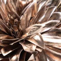 Itens Flor artificial de dália, com haste longa e duas flores, 75 cm