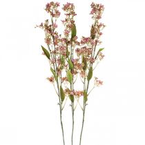 Itens Ramo decorativo com flores rosa artificial Ramo Daphne 110 cm 3 unidades