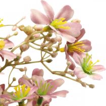 Itens Ramo decorativo com flores rosa artificial Ramo Daphne 110 cm 3 unidades