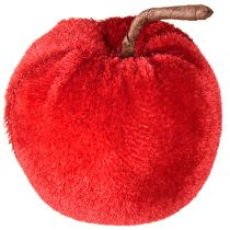 Itens Tecido decorativo de maçãs para decoração de outono veludo vermelho Ø5cm H6cm 12 peças