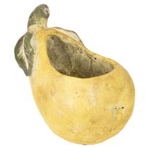 Itens Vaso decorativo de concreto para pera, decoração de outono 19×12,5×15,5 cm