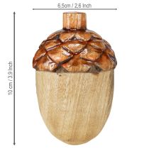 Itens Bolotas decorativas decoração de mesa de madeira verde laranja vermelho H10cm 3 peças