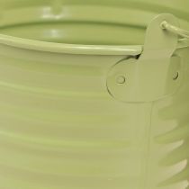 Itens Balde Decorativo Metal Planta Vaso Alça 4 Cores Ø11cm 8 Pçs