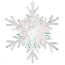 Itens Floco de neve decorativo de cristal de gelo para pendurar Ø15cm 3 unidades