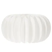 Itens Anel de papel em formato de favo de mel, formato de abóbora redonda grande, 24 cm, pacote com 4 unidades, ideal para flores secas e decoração de outono.