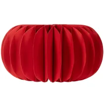 Itens Decoração de mesa moderna em formato de abóbora de papel em formato de favo de mel, redonda, 24 cm, pacote com 4 peças