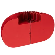 Itens Decoração de mesa moderna em formato de abóbora de papel em formato de favo de mel, redonda, 24 cm, pacote com 4 peças
