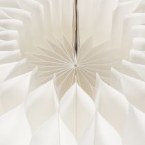 Itens Bola decorativa de papel, decoração moderna de abóbora, papel em formato de favo de mel, 34 cm, 2 peças
