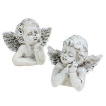Anjo decorativo H 7,5 cm 6 unidades