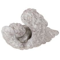 Itens Anjo decorativo dormindo com asas figura de anjo túmulo 22,5cm