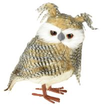 Itens Coruja decorativa, outono, animal da floresta, decoração de inverno Alt. 27cm