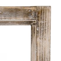 Itens Moldura decorativa em madeira decoração marrom rústico 40×60cm