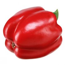 Itens Réplica decorativa de pimentão vermelho, 10 cm de altura.
