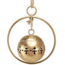 Itens Sino decorativo sino dourado pendurado decoração metal natural Ø14cm