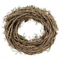 Itens Guirlanda decorativa natural com galhos e pinhas de cedro, guirlanda de madeira, guirlanda para porta, decoração de parede, decoração de mesa, estilo casa de campo/boho, Ø40cm