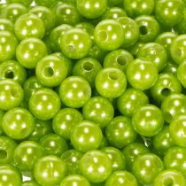 Itens Contas decorativas, verde-maçã, Ø8mm, 250 peças