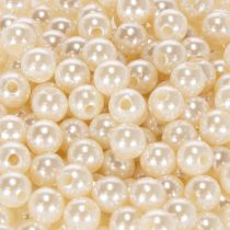Itens Pérolas decorativas cor champanhe Ø8mm 250 peças