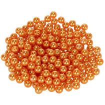 Itens Contas decorativas laranja, 8 mm, 250 peças
