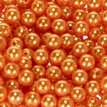 Itens Contas decorativas laranja, 8 mm, 250 peças
