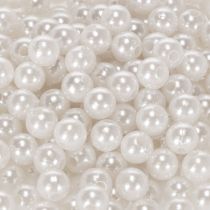 Itens Contas decorativas brancas, Ø8mm, 250 peças