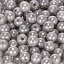 Itens Contas decorativas Ø8mm prateadas, 250 peças