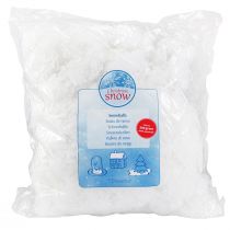 Itens Flocos de neve decorativos em lã de algodão branco inverno 200g