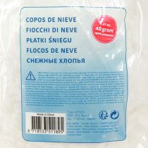 Itens Flocos de neve decorativos, neve artificial em flocos, 40g × 3 unidades