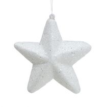 Itens Star white com glitter 11,5cm