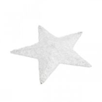 Itens Estrela de decoração de natal estrela de decoração de natal branca H20cm 4 peças