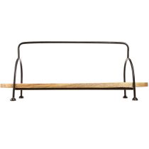 Itens Bandeja decorativa, bandeja oval alongada de madeira com alça 70cm