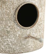 Itens Casa de passarinho decorativa de metal para pendurar em estilo antigo Ø15cm H21cm