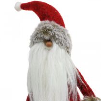 Itens Decoração Papai Noel em pé Decoração figura Papai Noel Vermelho H41cm