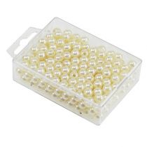 Itens Contas decorativas champanhe Ø8mm 250 un